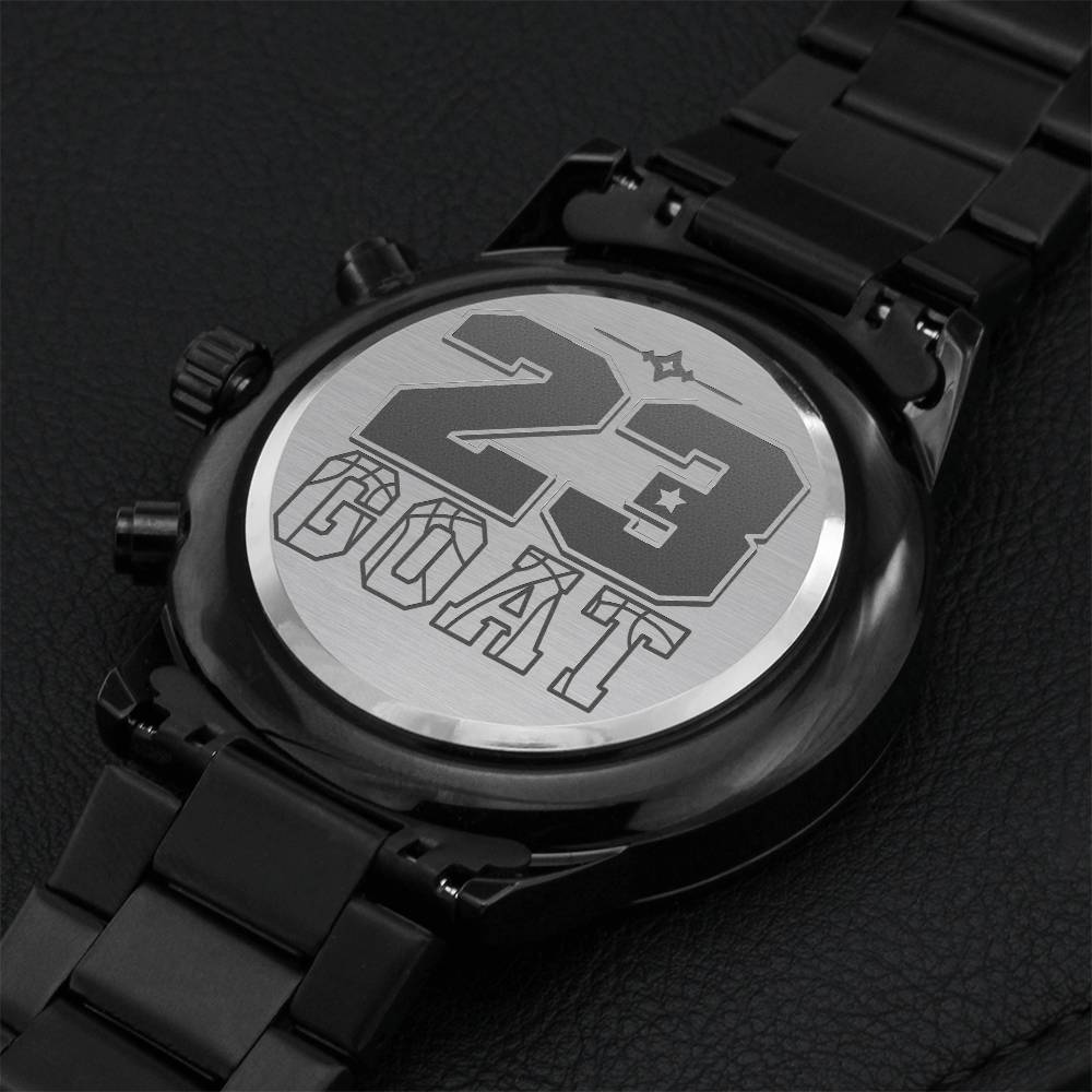 G.o.a.t 23 Chronograph Watch Engraving Chronograph Watch