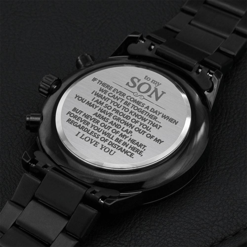 Special Gift For Son ?? Engraving Chronograph Watch