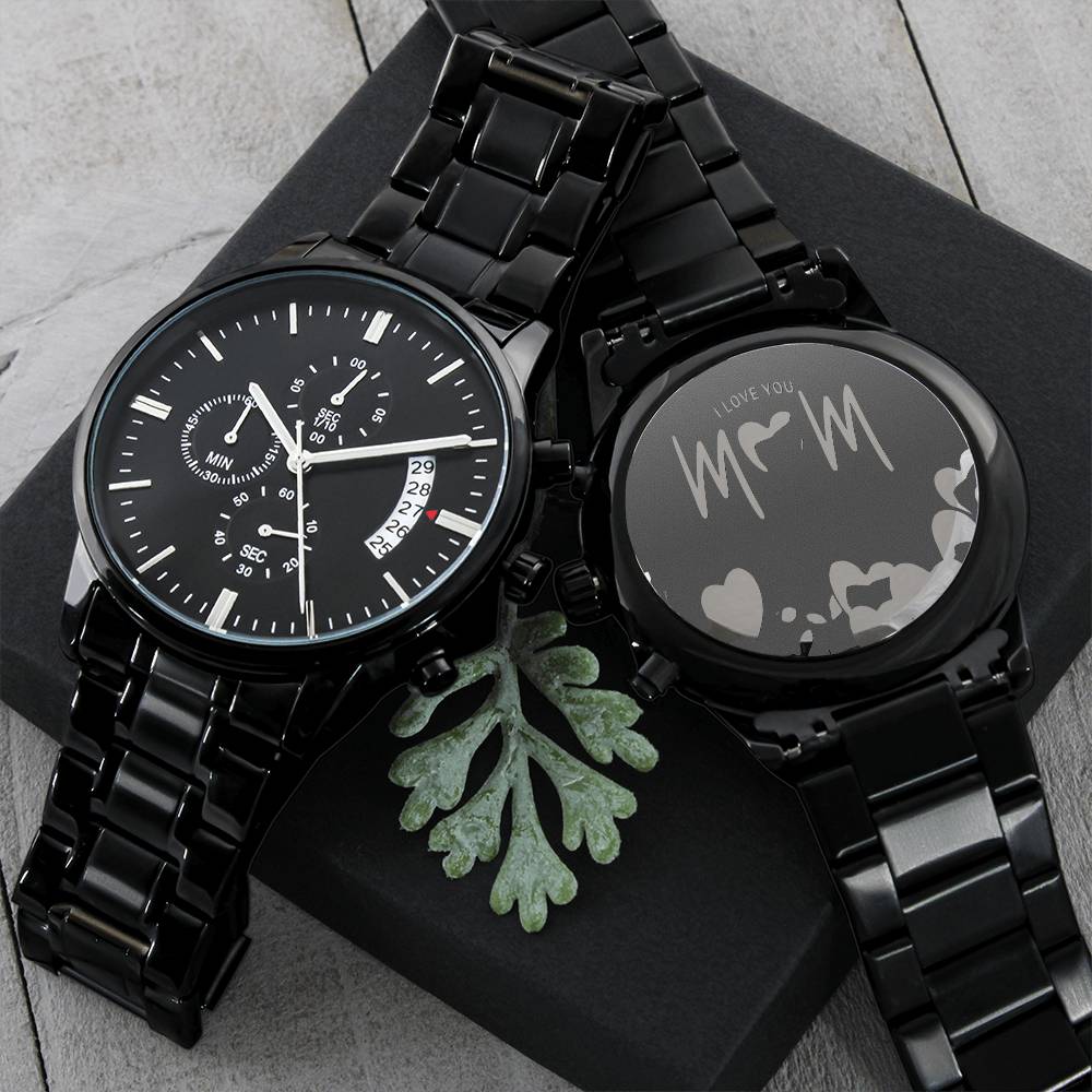 To My Son 1 Engraving Chronograph Watch