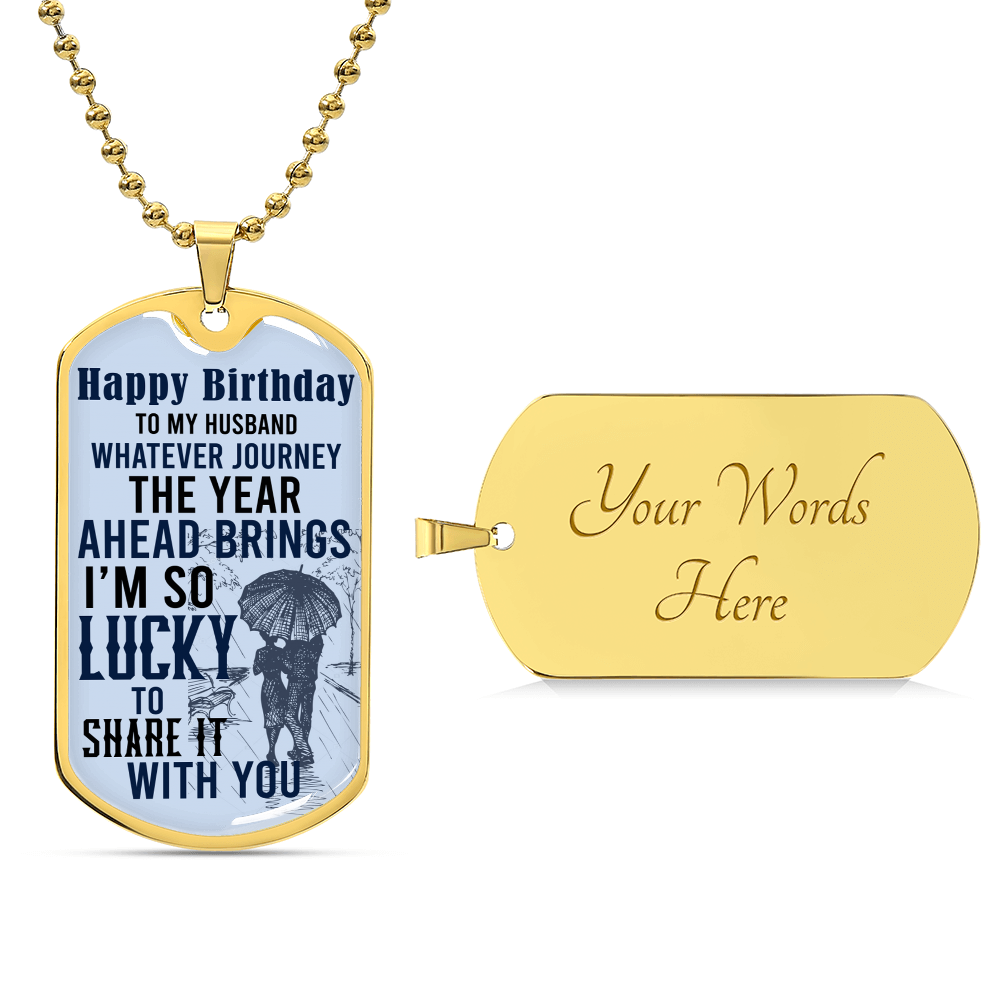 Gift For Husband - Army Tag Necklace, Dog Tag Necklace