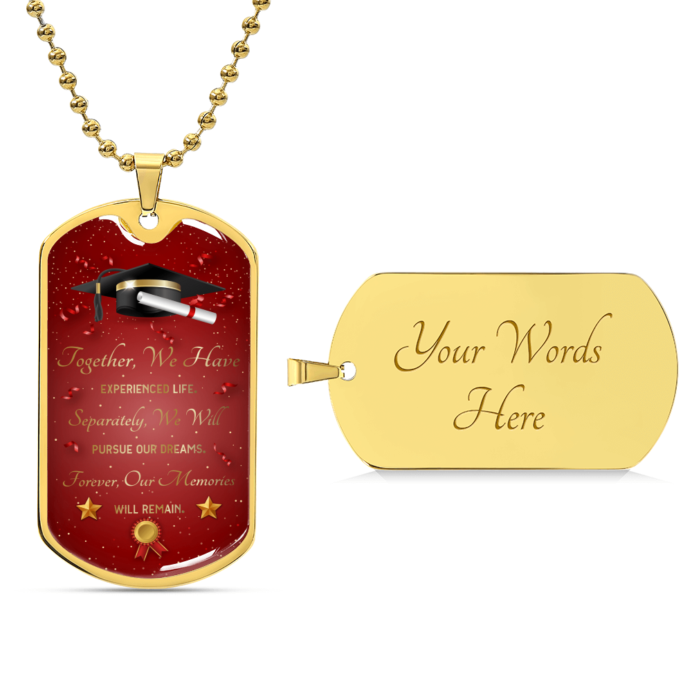 To My Son - Congratulations - Army Tag Necklace, Dog Tag Necklace