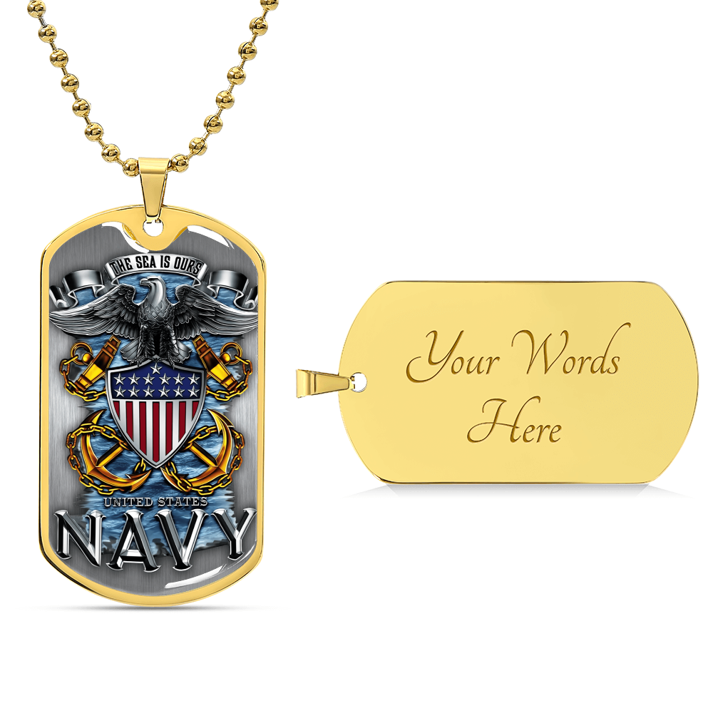 Custom Navy Mom Necklace, I Raised My Hero, Military Mom, Us Navy Mom, Proud Navy Mom - Army Tag Necklace, Dog Tag Necklace