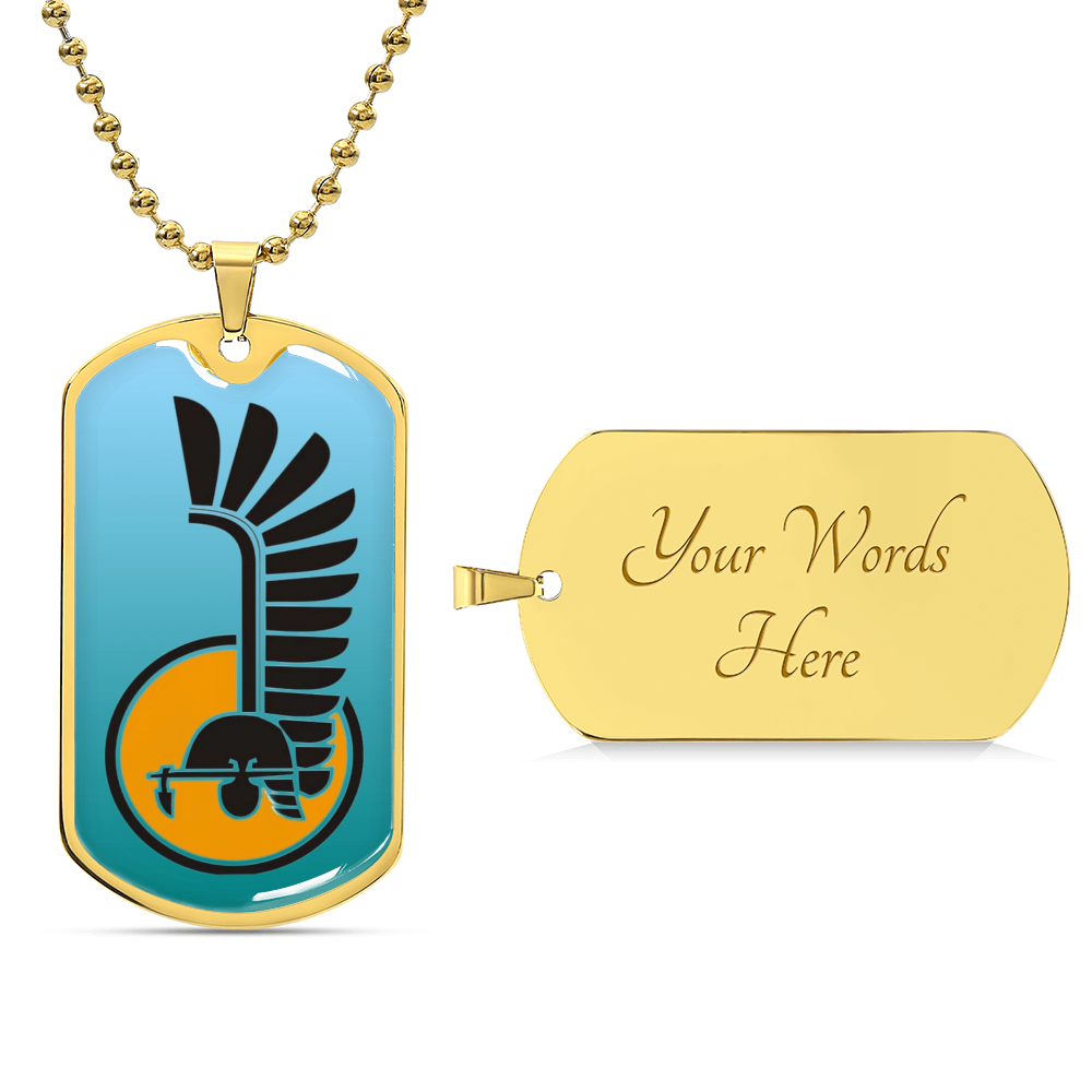 Gorgeous Dog Tag For Polish First Armoured Division - Army Tag Necklace, Dog Tag Necklace