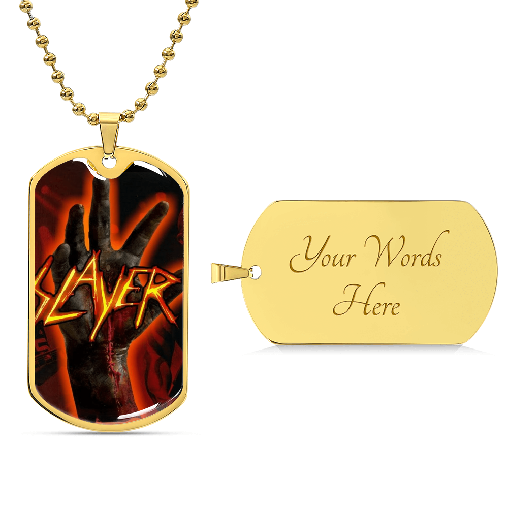Slayer Chain - Army Tag Necklace, Dog Tag Necklace