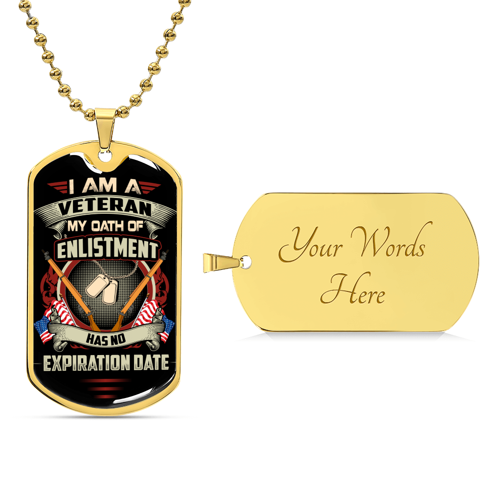 Veteran Gift - Veteran Dad Gift - Pendant Necklace Proud Military Family Necklace - Usa Army - Navy - Air Force - Marines - Army Tag Necklace, Dog Tag Necklace