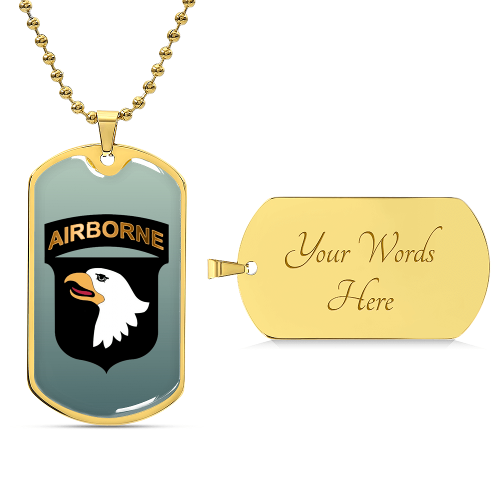Gorgeous Dog Tag For 101St Airborne Division - Army Tag Necklace, Dog Tag Necklace