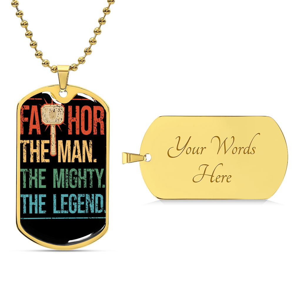 Luxury Dog Tag For Superhero Dad´S I Father´S Day Gift I Dad To Be Gift - Army Tag Necklace, Dog Tag Necklace