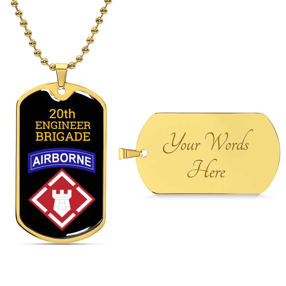 Awesome Dog Tag For 20Th Engineer Brigade - Army Tag Necklace, Dog Tag Necklace