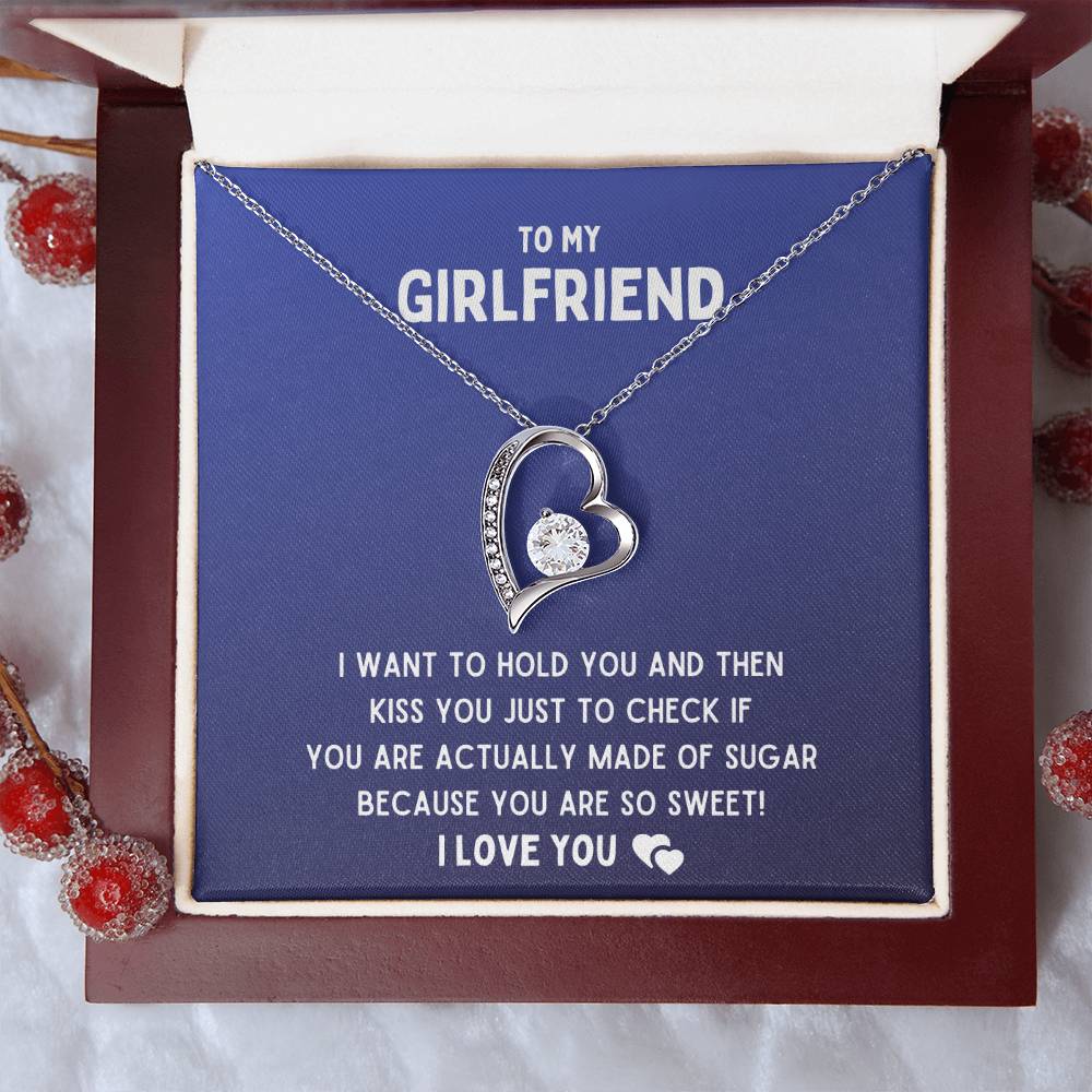 To My Girlfriend You Are So Sweet Necklace 1 Forever Love Necklace