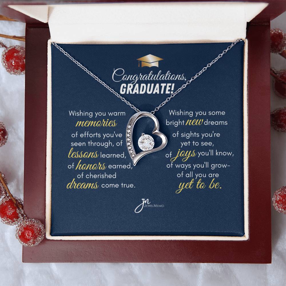 Mom To Daughter - Daughter Birthday Gift Daughter Jewelry Daughter Necklace Mom To Daughter Necklace Meaningful Necklace For Daughter Forever Love Necklace