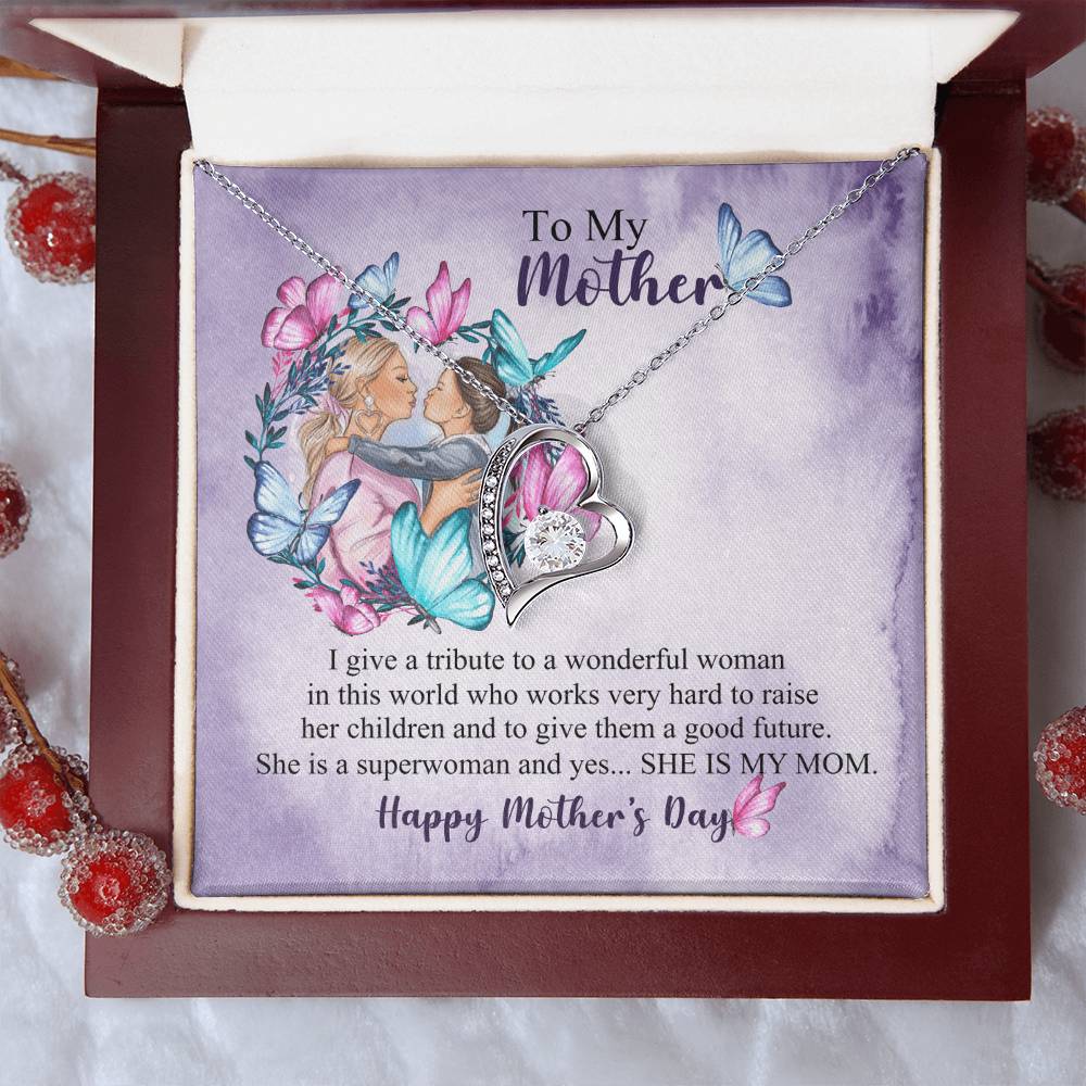 To My Mom 15 Forever Love Necklace