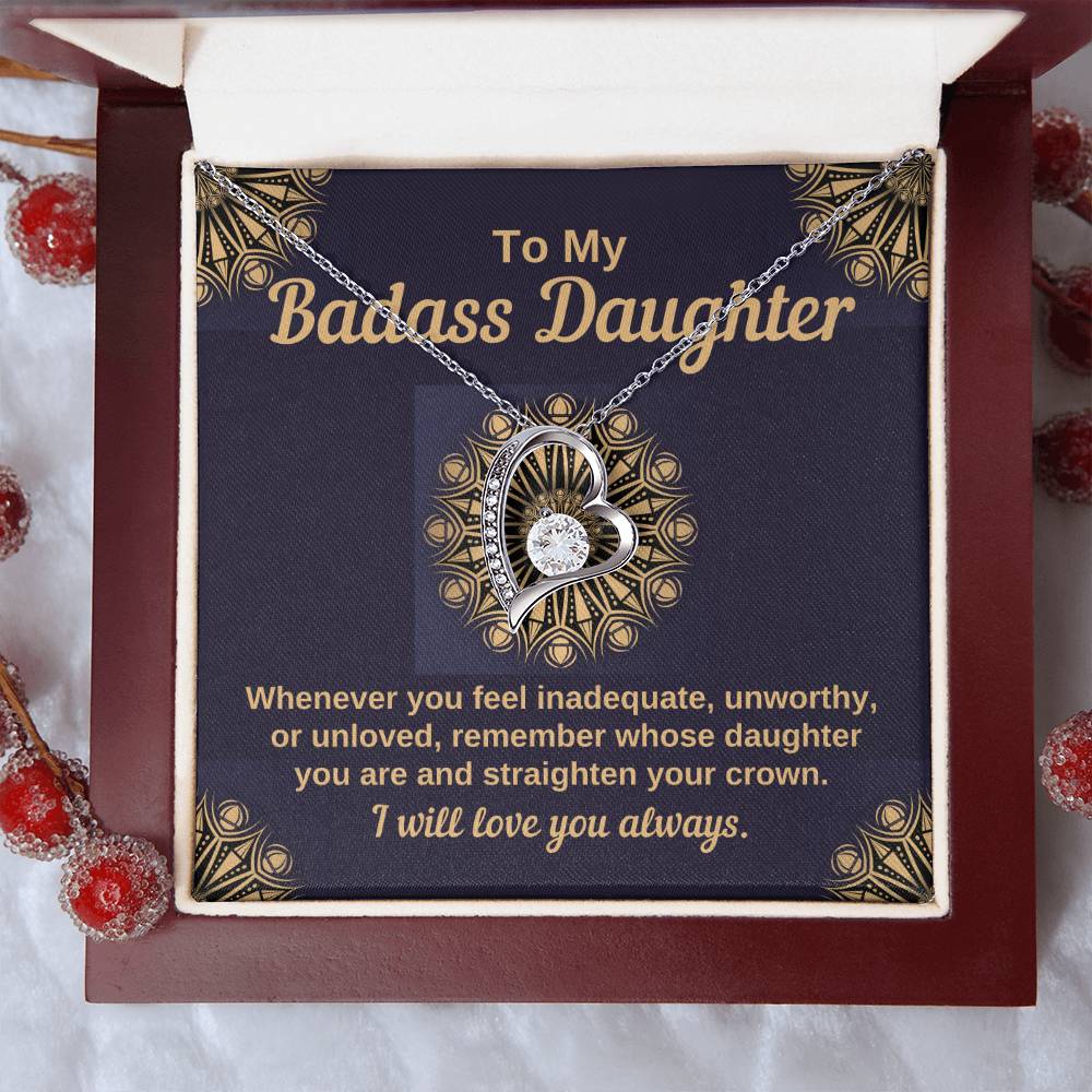 Best Daughter Gift Forever Love Necklace