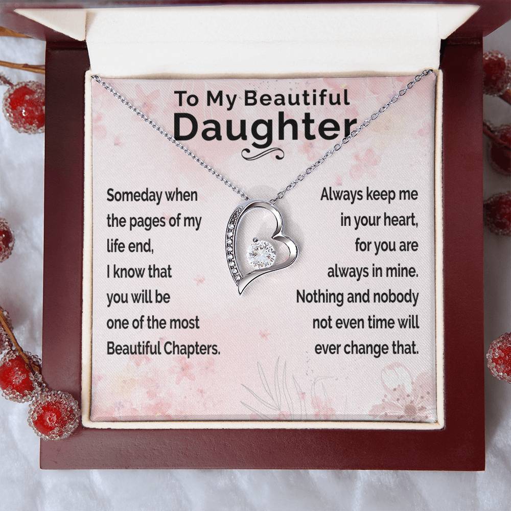 A Gift For Daughter Beautiful Chapters 1 Forever Love Necklace