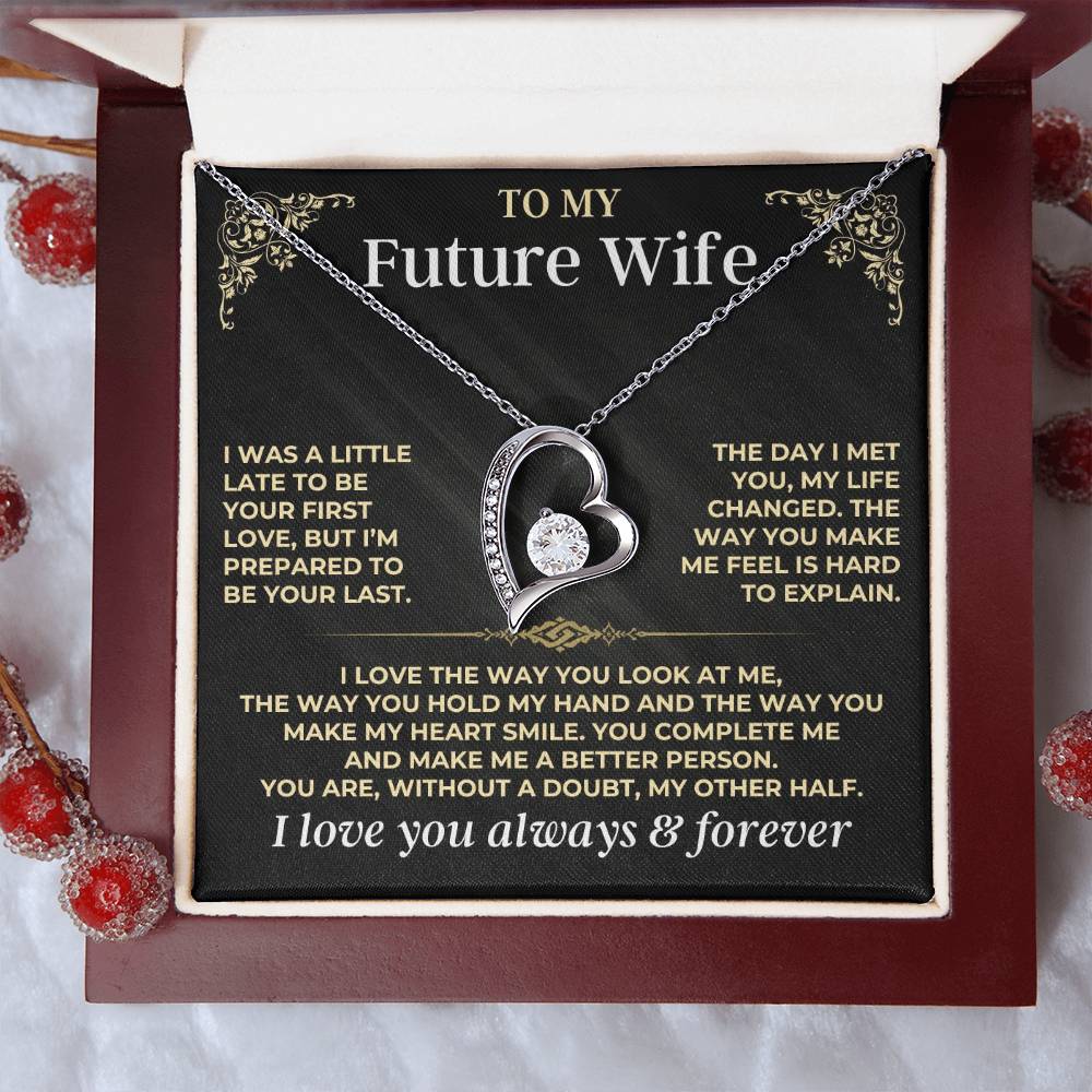 To My Future Wife - Forever Love Gift Set - Forever Love Necklace