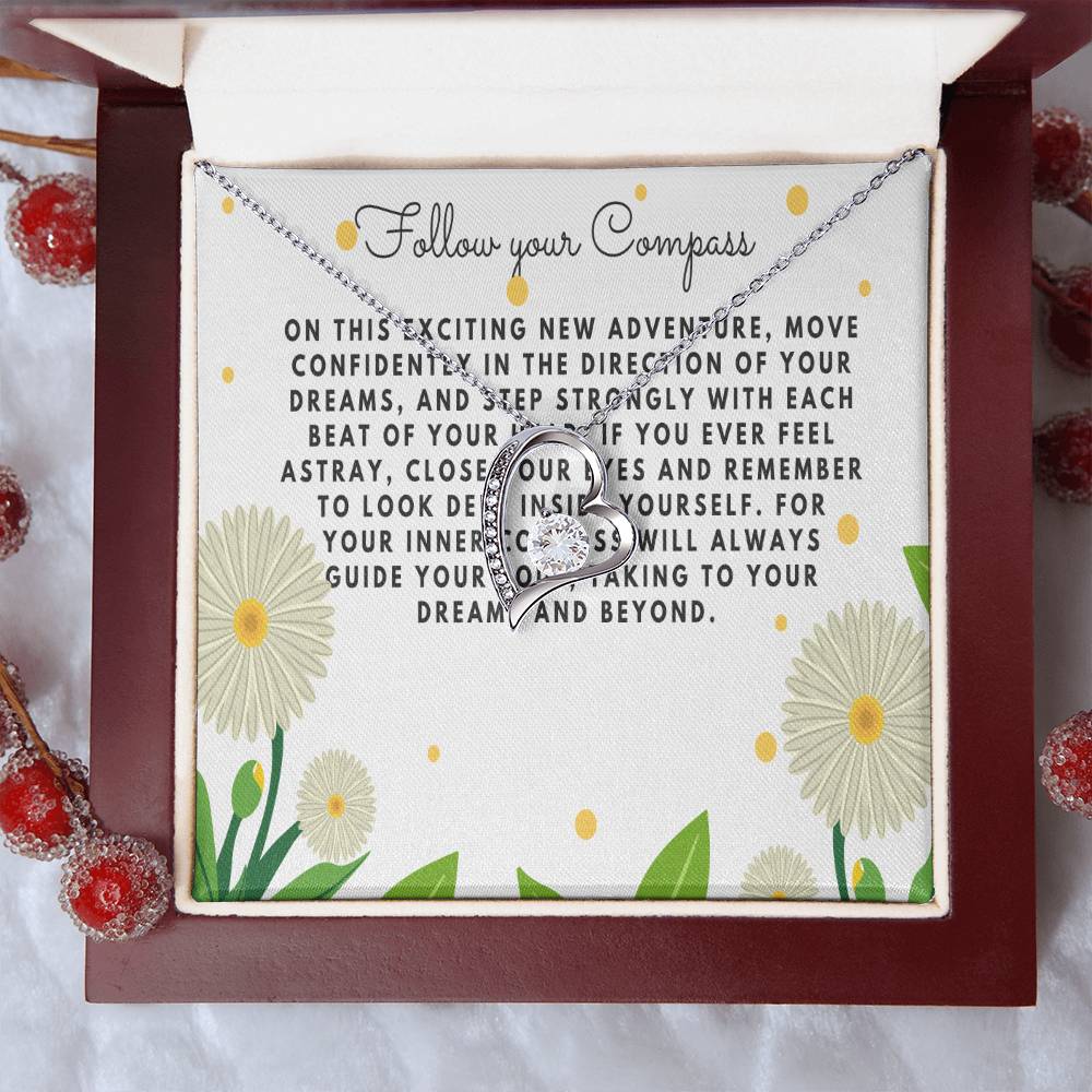 Class Of 2022 Necklace Jewelry Gift Graduation Gift For Daughter Gift From Mom I'll Always Be There For You Forever Love Necklace