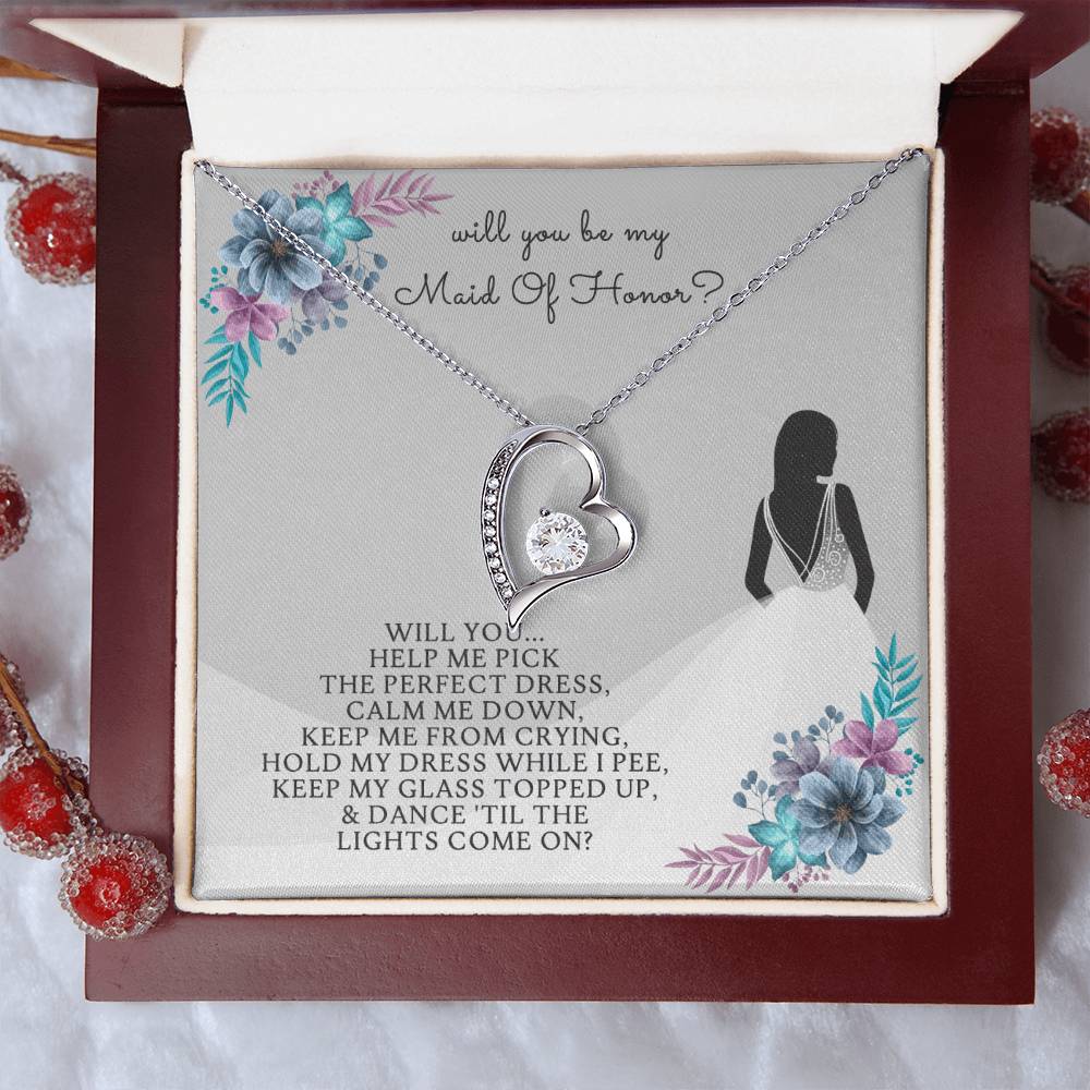 Unique Bridesmaid Jewelrybridesmaid Accessories Jewelry 1 Forever Love Necklace