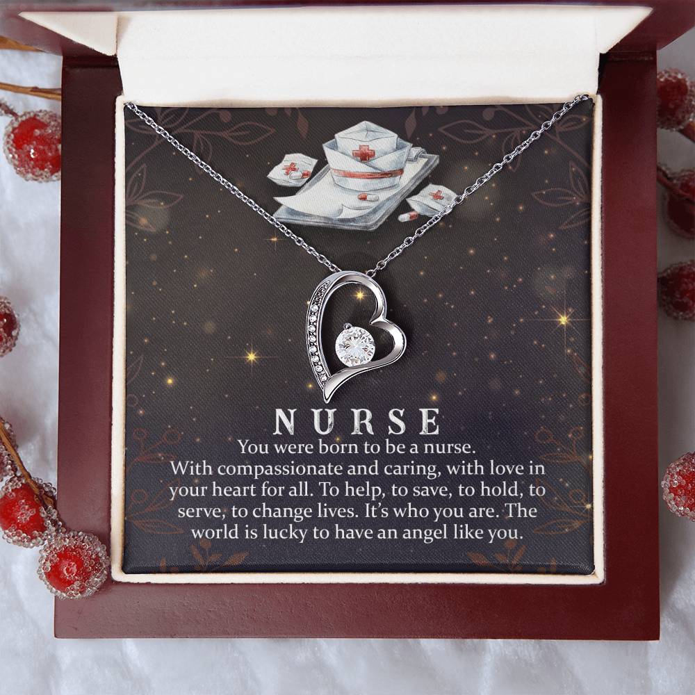 To My Nurse Stethoscope Necklace Nursing Necklace Nurse Graduation Gift For Nurse Nursing Student Gift For New Nurse Gift Ideas Forever Love Necklace