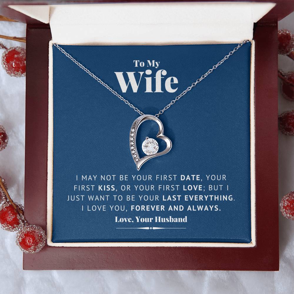 To My Wife Necklace Anniversary Gift For Wife Birthday Gift For Wife Gift For Wife Necklace For Wife Romantic Valentines Gift For Forever Love Necklace