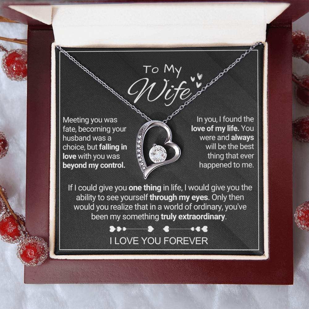 My Wife - Extraordinary - Forever Love Forever Love Necklace