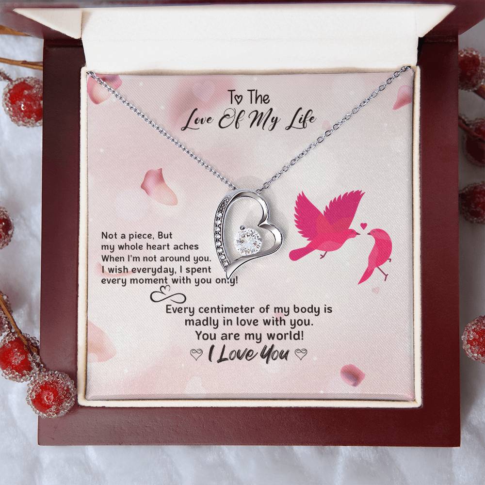 You Are My World To Love 1 Forever Love Necklace