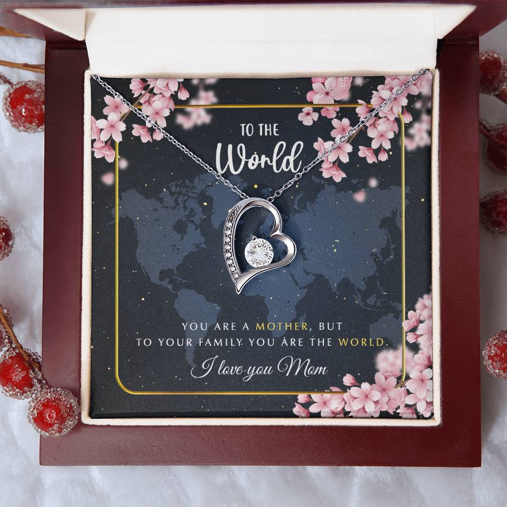 To The World Necklace Forever Love Necklace