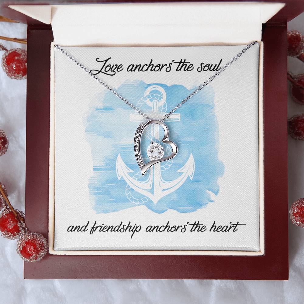 Best Friend Gift Best Friend Necklace Best Friend Distance Gifts Best Friend Birthday Gift To My Best Friend Hearts Necklace 1 Forever Love Necklace