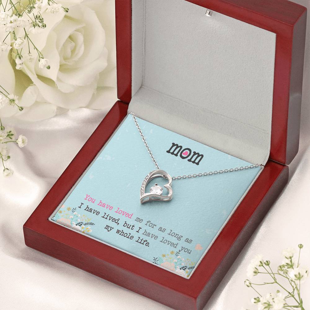 Perfect Gift For Mom On Mother's Day Forever Love Necklace