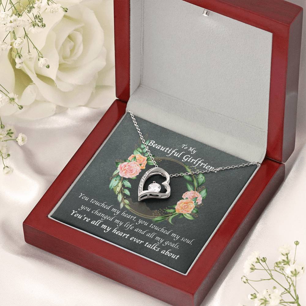 Beautiful Girlfriend Necklace Forever Love Necklace
