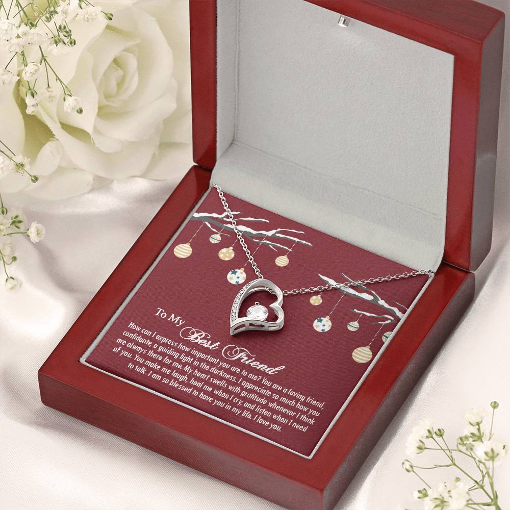 Best Friend Gift Jewelry Friend - Necklace Forever Love Necklace