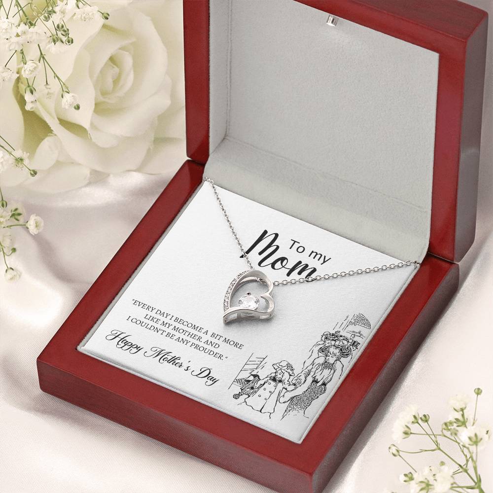 Mother Gift Mother's Day Gift Necklace Gift For Mother Mother Gift From Daughter Mother Gift From Son Mother Message Card To My Forever Love Necklace