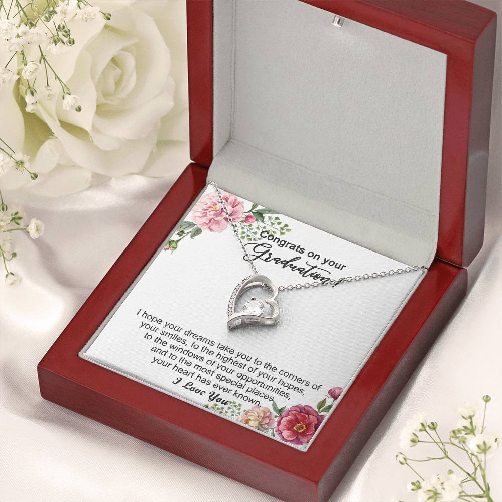 Graduation Gift For Girls Graduation Day Necklace 1 Forever Love Necklace