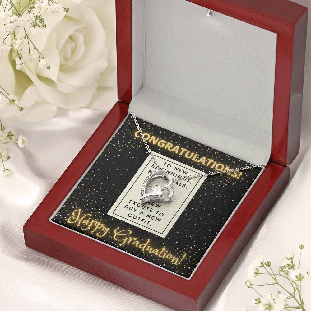 Congratulations I Am So Proud Of You Birthstone Necklace Graduation Gift Necklace Graduation Gift For Her College Graduation Forever Love Necklace