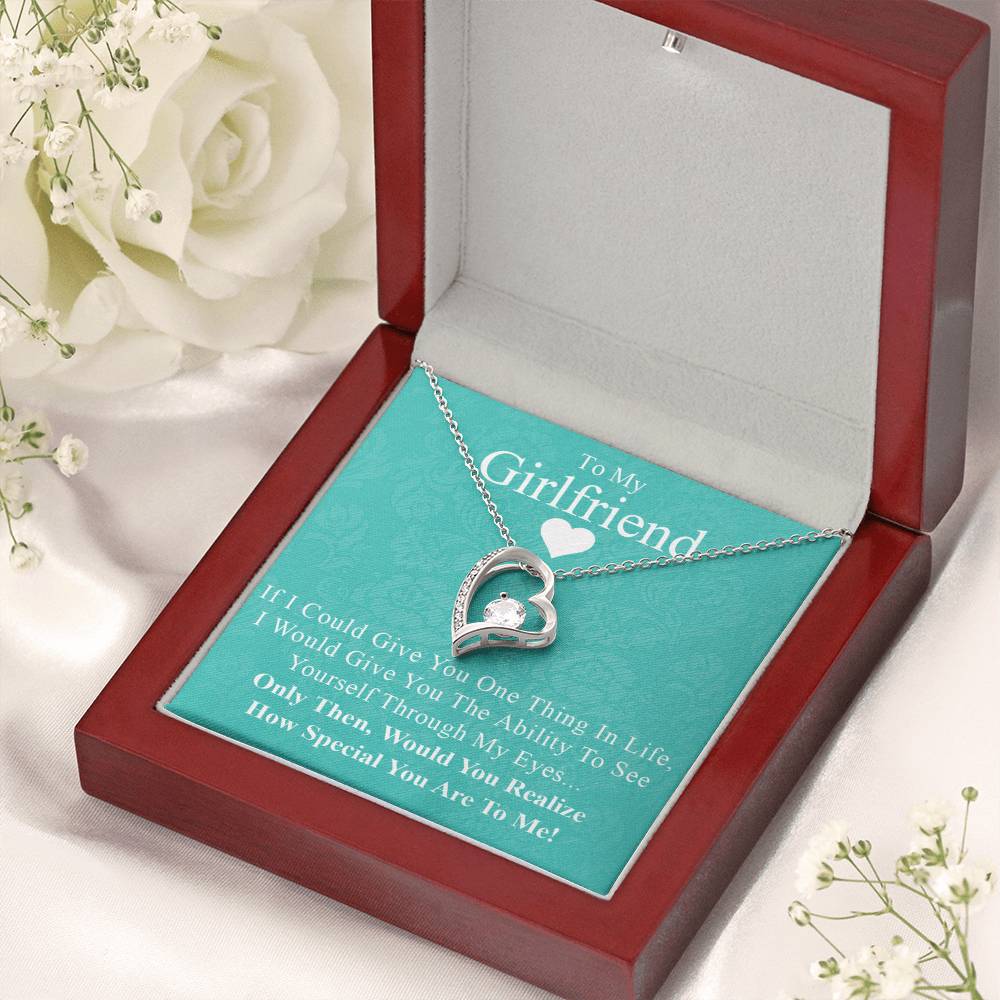 To My Girlfriend 3 Forever Love Necklace