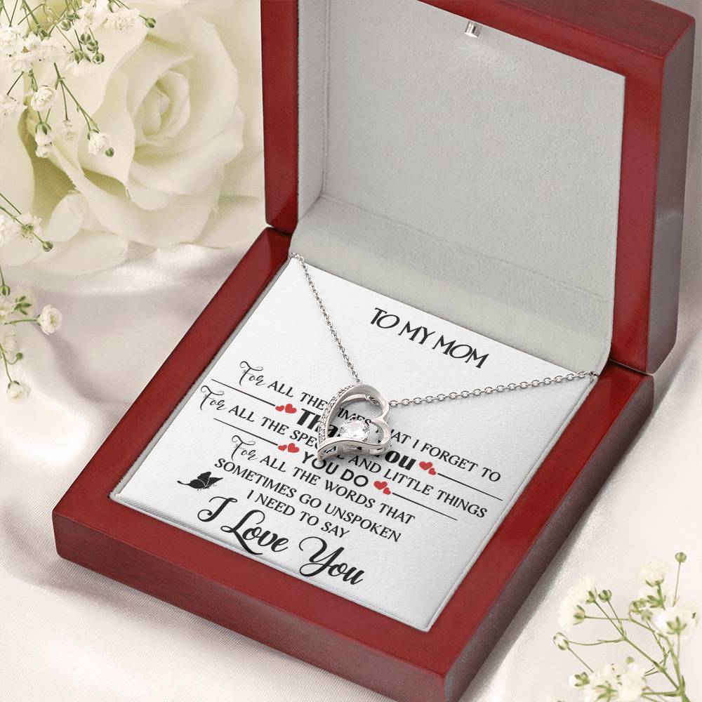 To My Mom Forever Love Necklace