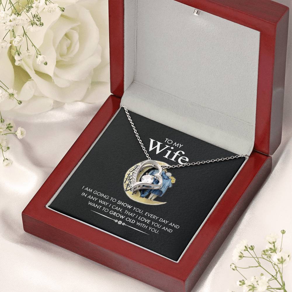 To My Wife 2 1 Forever Love Necklace