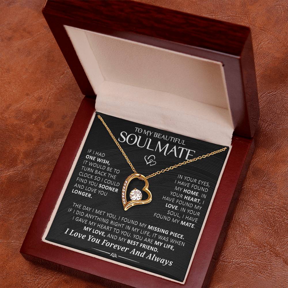 Gift For Soulmate In Your Eyes I Have Found My Home Necklace Forever Love Necklace
