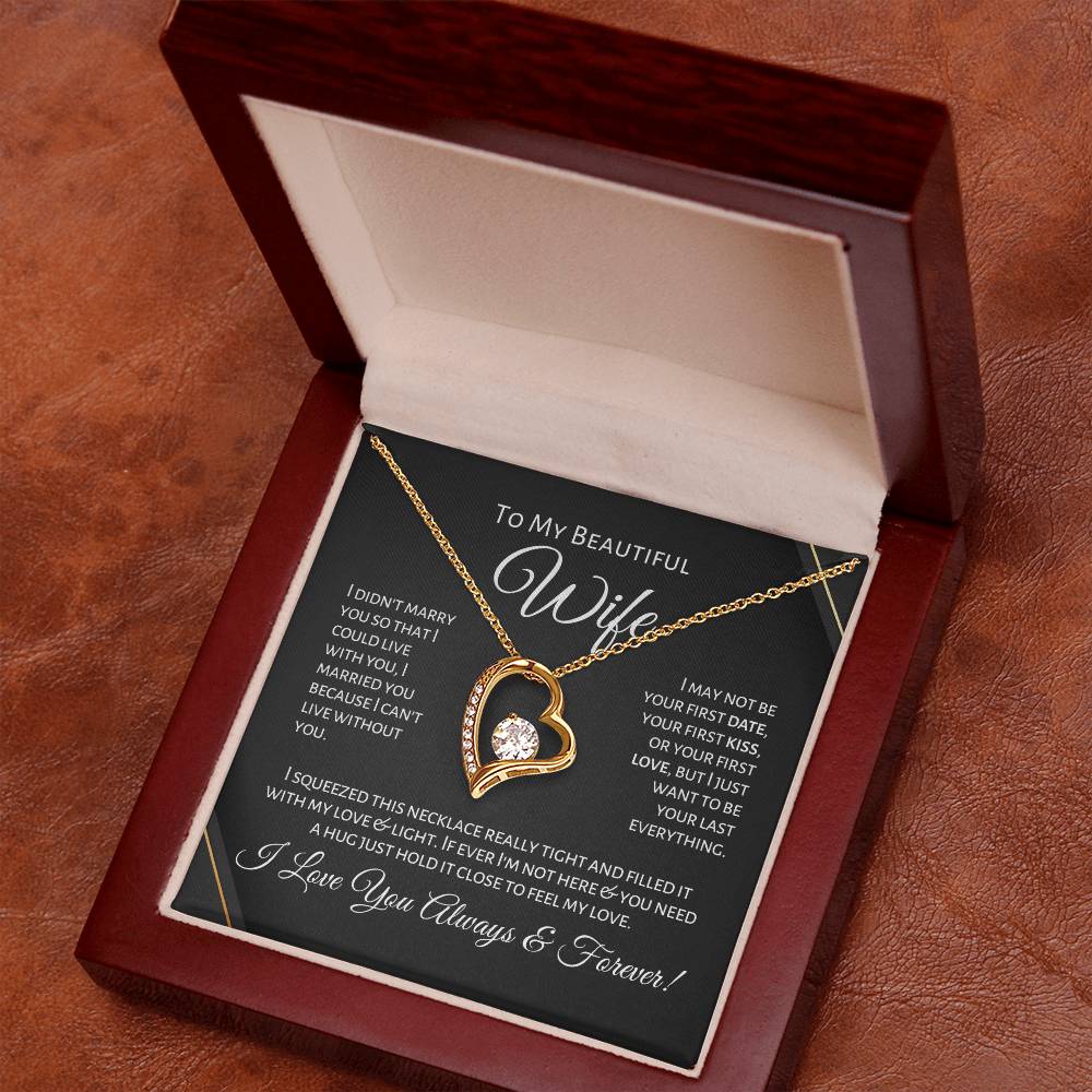 To My Beautiful Soulmate - Love & Light - P1C Forever Love Necklace
