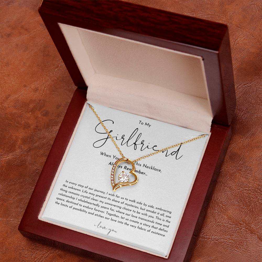 To My Girlfriend Always Remember Forever Love Necklace