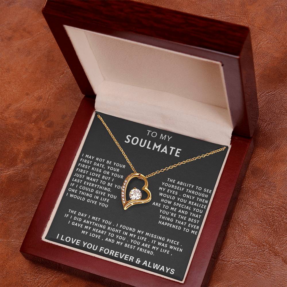 Beautiful Soulmate Forever Love Necklace