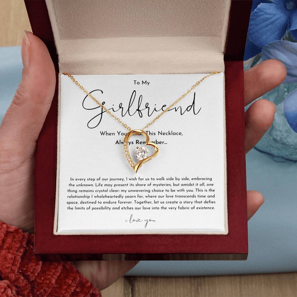To My Girlfriend Always Remember Forever Love Necklace