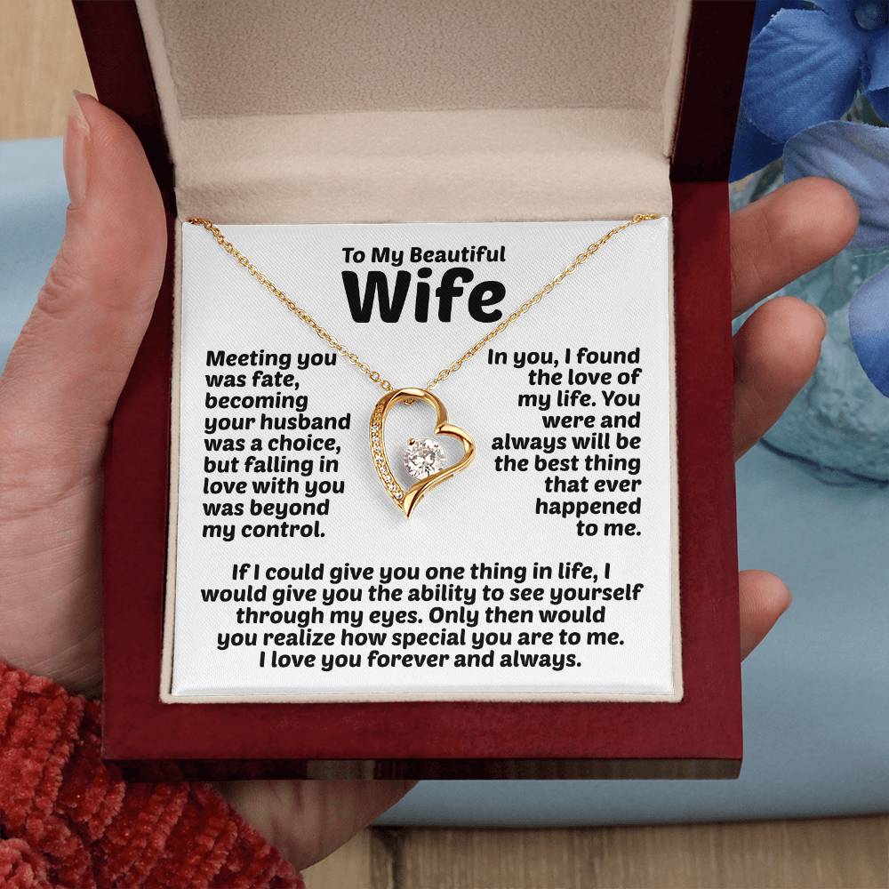 Wife Necklace Forever Love Forever Love Necklace