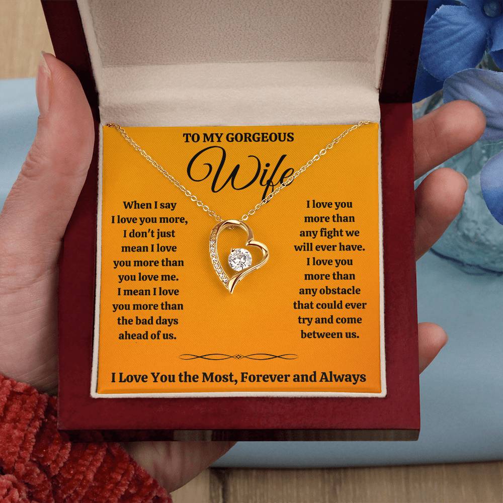 Wife Most Forever Love Necklace