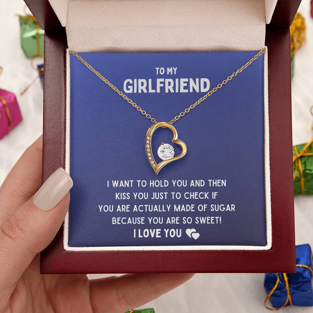 To My Girlfriend You Are So Sweet Necklace 1 Forever Love Necklace