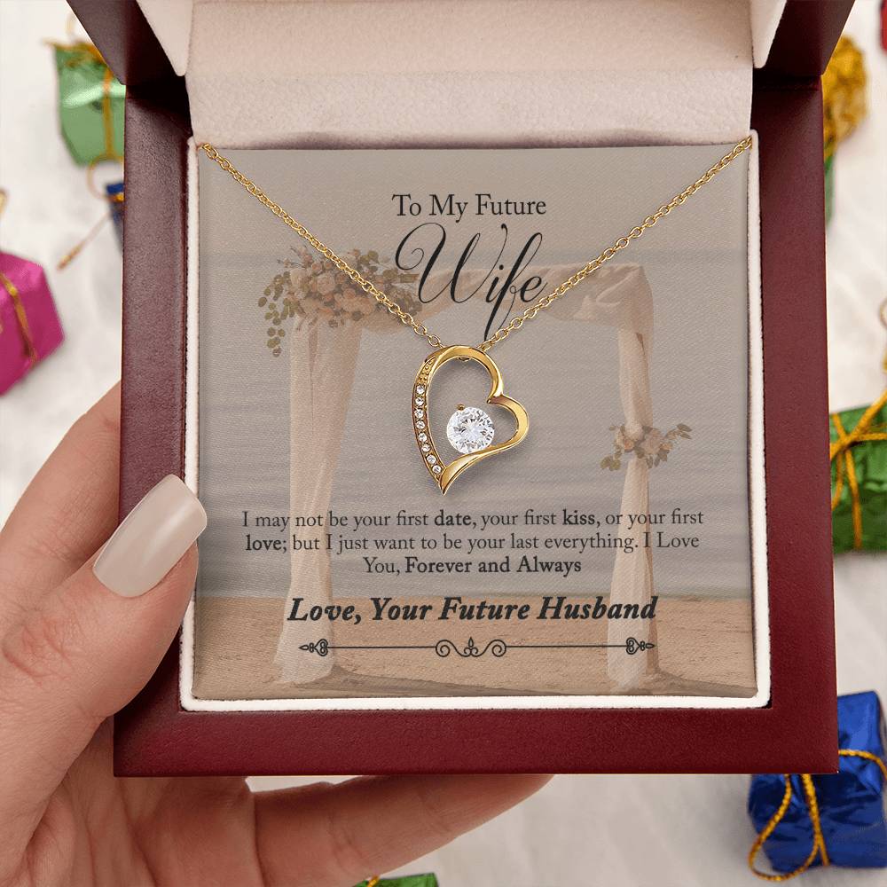 To My Future Wife - Heart Necklace Forever Love Necklace