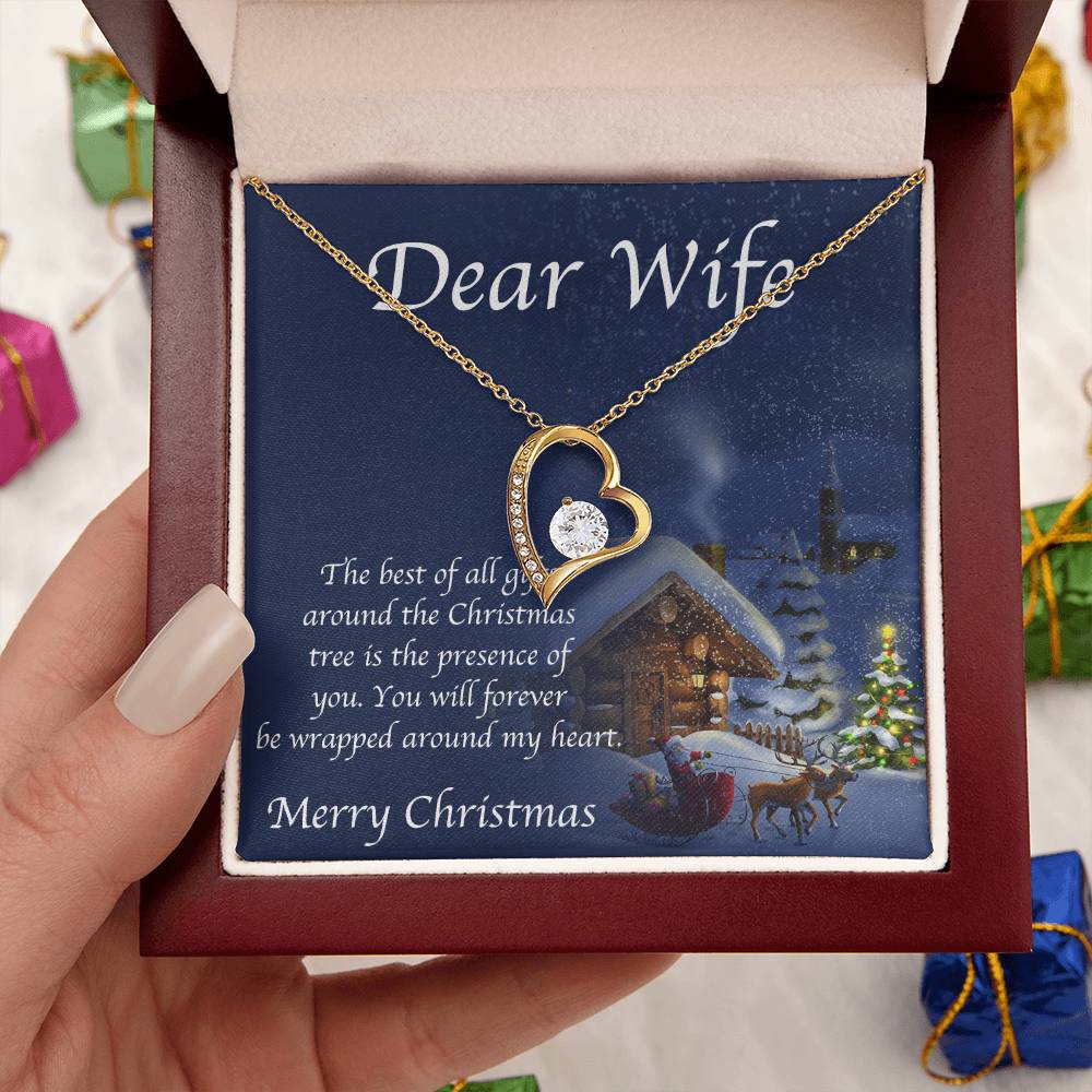 Wife Dancing Love Necklace Christmas Gift From Husband Forever Love Necklace