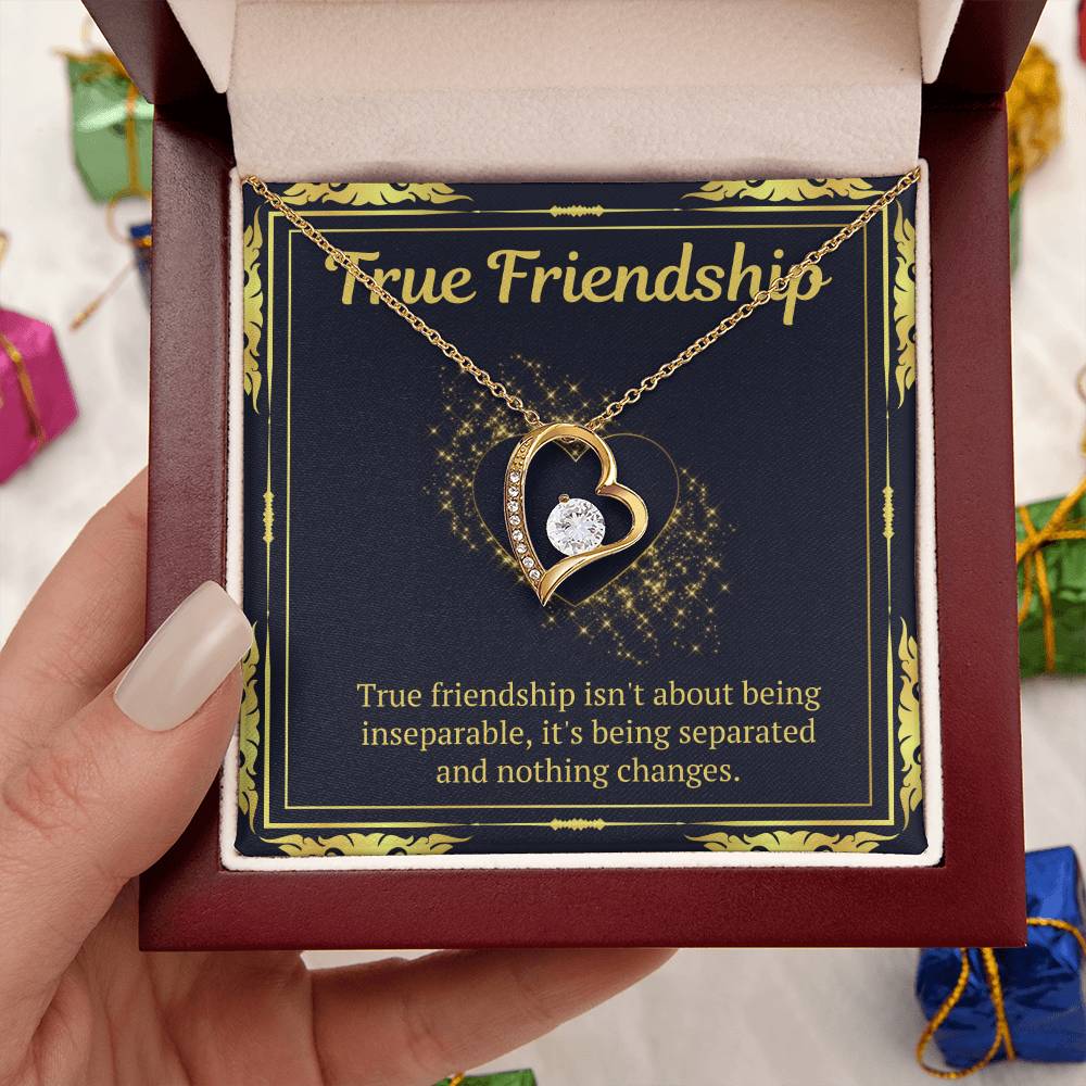 True Friendship Gift Forever Love Necklace