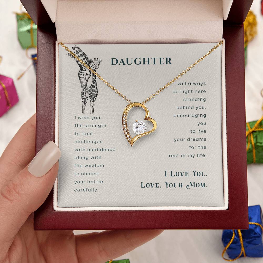 Gift For Daughter From Mom Daughter Mother Necklace Giraffe Necklace Mother And Daughter Mom Gifts From Daughter Gift For Mom From Daughter Forever Love Necklace