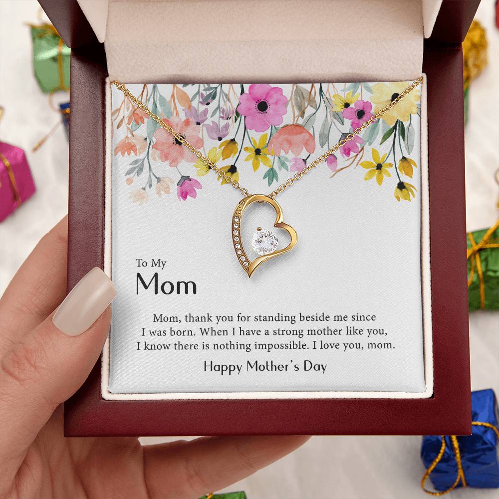 Mother's Day Gift Necklace For Mom Mother's Day Necklace Best Gift For Mom Mother's Day Necklace 3 Forever Love Necklace