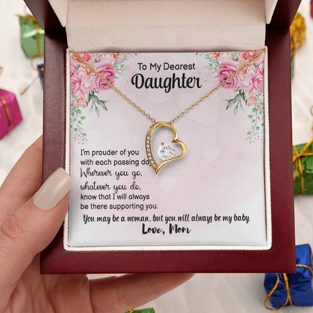 Customize Swarovski Birthstone Peas In A Pod Necklace For Mom Mothers Day Gift For Mom To Daughter From Mom Gift Forever Love Necklace