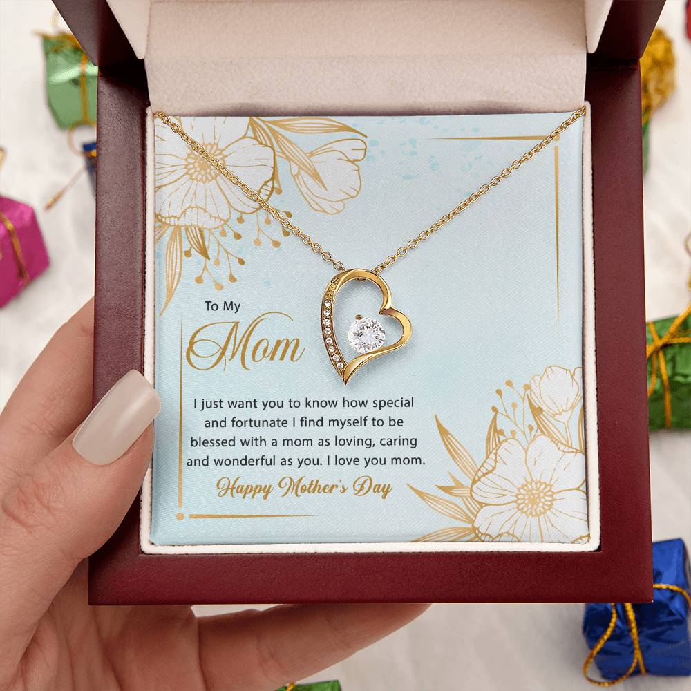 Mother Necklace Customize Gift?? Mother's Day Gift Alluring Necklace Forever Love Necklace